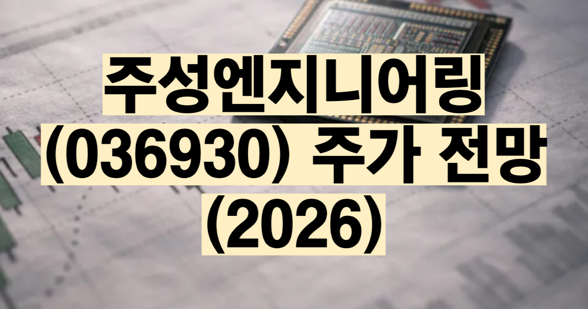 주성엔지니어링 주가 전망 2026 ALD 태양광 분석