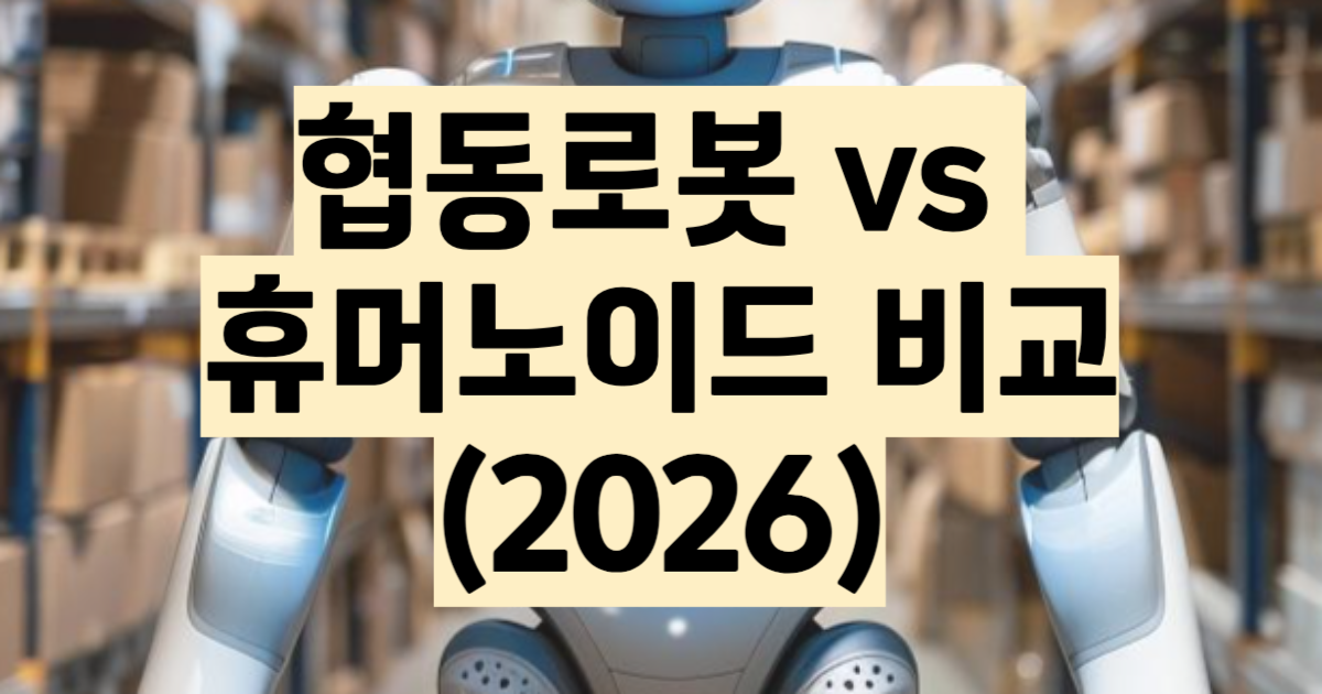 협동로봇 vs 휴머노이드 차이 비교